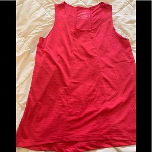 Oiselle fitted tank pink size 12